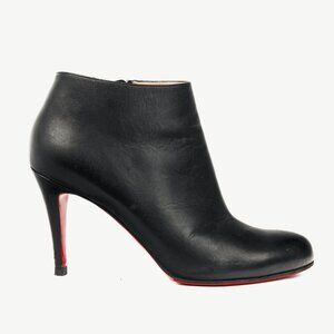Christian Louboutin Belle Black Leather Ankle Boots